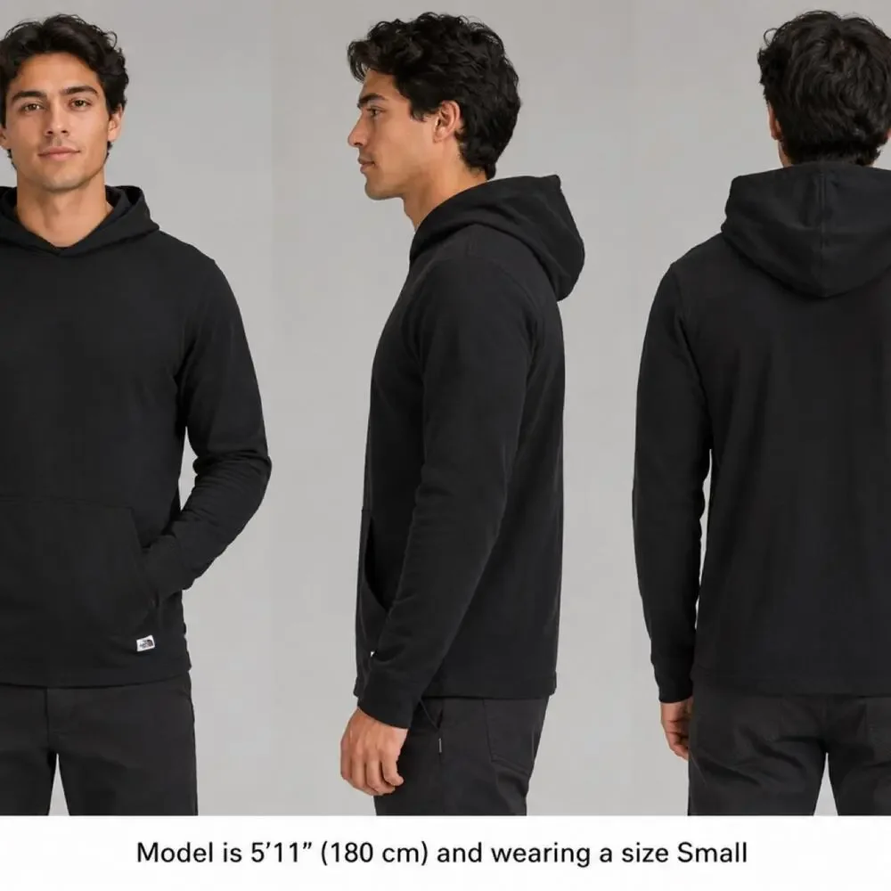 The north face black hoodie